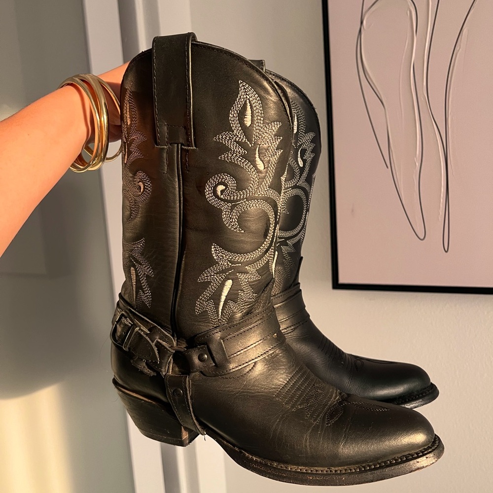 San Pedro Western boots / Authentic Leather / Women / Size 8